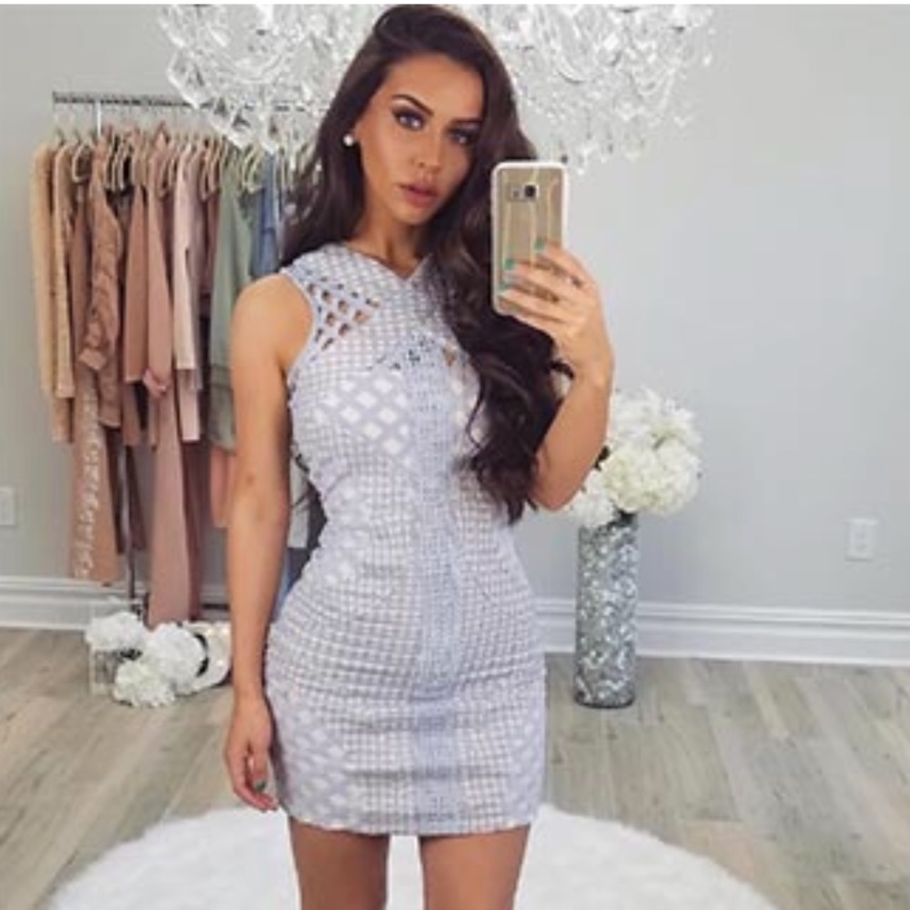 carli bybelxmissguided lace bodycon dress